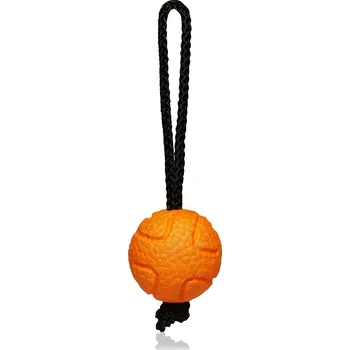 Hračka pro psa EXPLORER DOG hračka AirBall na provaze oranžový 6,5 cm