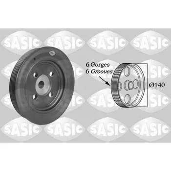 Řemenice, klikový hřídel SASIC 2156005