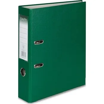 Archivační box Segregator A4-50mm dźwig. z listwą Biznes zielony, VauPe
