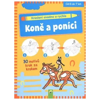 omalovánky Koně a poníci - Kreslení snadno a rychle