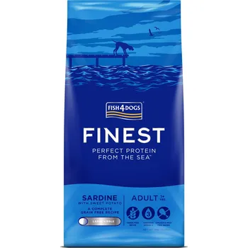 Pro psa FISH4DOGS Granule velké pro dospělé psy Finest sardinka se sladkými bramborami 6 kg, 1+