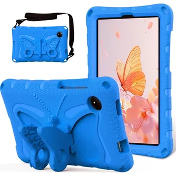 Příslušenství pro tablet Kids Butterfly EVA odolné pouzdro s popruhem na tablet Xiaomi Redmi Pad SE 8.7 - tmavěmodré