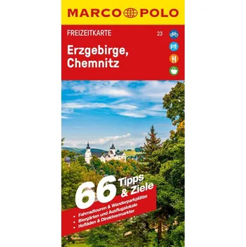 MARCO POLO Freizeitkarte 23 Erzgebirge, Chemnitz 1:100.000