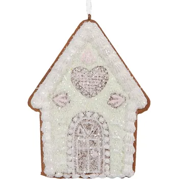 Vánoční dekorace Clayre & Eef - Dekorativní perníková chaloupka 6PR5336