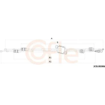 Tazne lanko, rucni prevodovka COFLE 2CB.RE006
