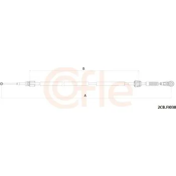 Tazne lanko, rucni prevodovka COFLE 2CB.FI038