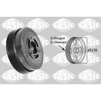 Řemenice, klikový hřídel SASIC 2156082