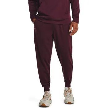 Pánské tepláky Fleece Maroon - Under Armour Velikost: L, Barva: červená