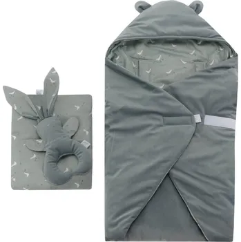 Zavinovačka Dětská zavinovačka MIU-MIO s polštářkem a plyšákem Barva: W-M-08