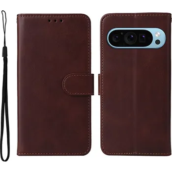 Pouzdro na mobilní telefon Clots knížkové pouzdro na Google Pixel 10 Pro/Pixel 10/9 Pro/9 - hnědé