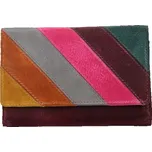 Dámská kožená peněženka - vínová/multi od firmy LAGEN (Dámská kožená peněženka LAGEN)