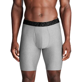 Boxerky Pánské boxerky Under Armour PERFORMANCE TECH 9IN (3-PACK) šedé 1383880-035 - L | UK 11 | US 12