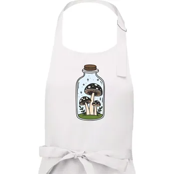 Kuchyňská zástěra Goblincore láhev - Dámská zástěra na vaření - Univerzální velikost ( Bílá )