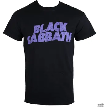 Tričko metal pánské Black Sabbath - Wavy Logo - ROCK OFF - BSTS04MB - XL