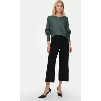 Dámský svetr ONLY Svetr Adaline 15226298 Zelená Relaxed Fit XS