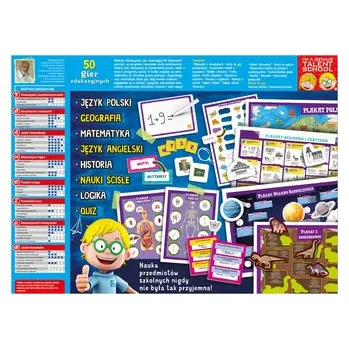 Desková hra Gra edukacyjna I"m a Genius 50 Gier Edukacyjnych, Lisciani
