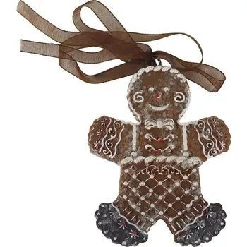 Vánoční dekorace Dekorace Perníček k zavěšení X7414
