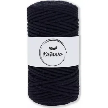 Příze Bavlněná šňůra KaFanta 3 mm - černá