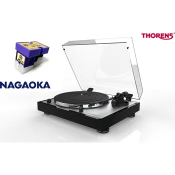 Gramofon Thorens TD 402 DD Black Piano + Nagaoka MP-200