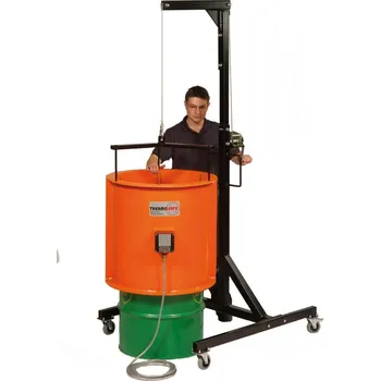 Přepravní zvedací zařízení typ TLF na indukční sudový ohřívač