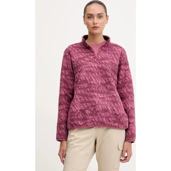 Dámská mikina Outdoorová mikina Jack Wolfskin BIG SKY A65449 fialová 44X, vel. M