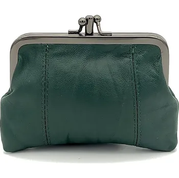 Dámská kožená peněženka Borse Design 51-11-1 tm.zelená Barva: tm.zelená, Velikost: 0