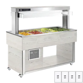 Bufet chlazený GN 4-1/1 - 200 mm, Hemlock | RM - TR GREEN+ 4H