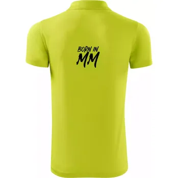 Pánská košile Born in - Římské číslo 2000 - Polokošile Victory sportovní (dresovina) - 2XL ( Limetková )