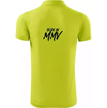 Pánská košile Born in - Římské číslo 2005 - Polokošile Victory sportovní (dresovina) - 2XL ( Limetková )