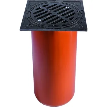 poklop PIPELIFE Poklop teleskopický T400D400M s vtokovou mříží 40 t