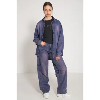 Reporter Young | Dívčí modrofialové stínované balloon džíny - Barva FIALOVÁ, Velikost 146 243-0110G-33-007-1