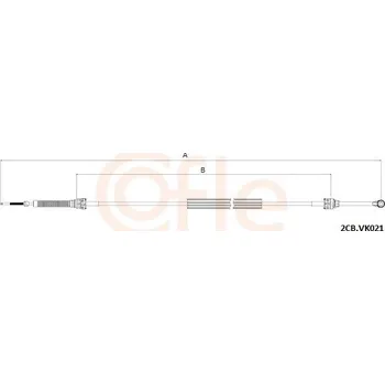 Převodovka Tazne lanko, rucni prevodovka COFLE 2CB.VK021