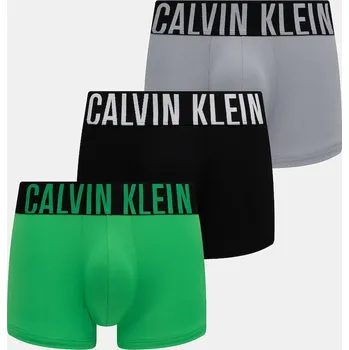 Boxerky Boxerky Calvin Klein Underwear 3-pack pánské, zelená barva, 000NB3611A 77X, vel. S