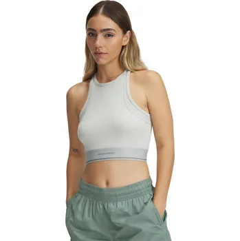 Dámské funkční tílko Under Armour MERIDIAN RIB BRANDED TANK W zelené 1389641-377 - M | UK 8 | US 10,5