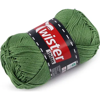 Příze Bavlněná pletací příze Twister Ibiza 50 g