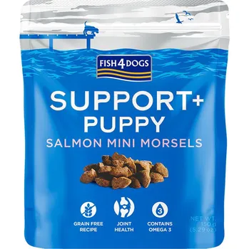 FISH4DOGS Pamlsky pro štěňátka SUPPORT+ zdravé klouby losos 150 g