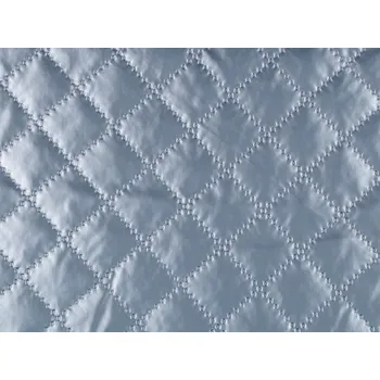 Metalický zateplený prošev na oděvy, tašky, doplňky, barva 4 modrá světlá