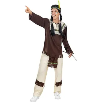 Karnevalový kostým Funiglobal - Kostým indián pro muže extra velký - XXXL