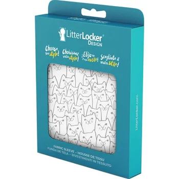 Odpadkový koš LITTER LOCKER Návlek na koš Design Cats
