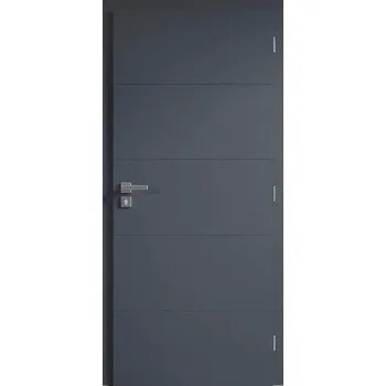 Interiérové dveře Interiérové dveře Dark Snow 4 antracit 80P