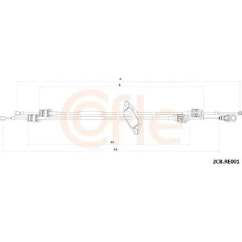 Tazne lanko, rucni prevodovka COFLE 2CB.RE001