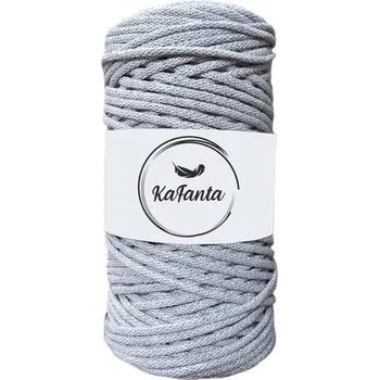 Příze Bavlněná šňůra KaFanta 3 mm - šedá