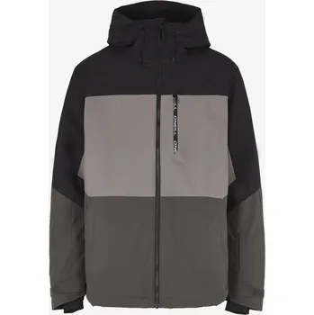 O'Neill Pánské Černo-šedá pánská lyžařská/snowboardová bunda O'Neill Carbonite Šedá S (2451017)