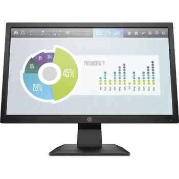 Stolní počítač HP P204v Monitor 19,5" Monitor 19.5", 1600 x 900,LED podsvícení, TN panel, doba odezvy 5ms, jas 200cd/m2, kontrast 600: 1. PN: 5RD66AA#ABB.
