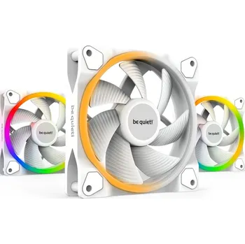 PC ventilátor be quiet! Light Wings 120mm PWM Triple Pack BL100 Be quiet! / ventilátor Light Wings White / 120mm / PWM / 3-pack / bílý