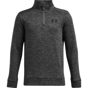 Dětská móda Dětská funkční mikina na zip Under Armour B ARMOUR FLEECE 1/4 ZIP šedá 1373559-025 - YXL | UK 12 | US 13