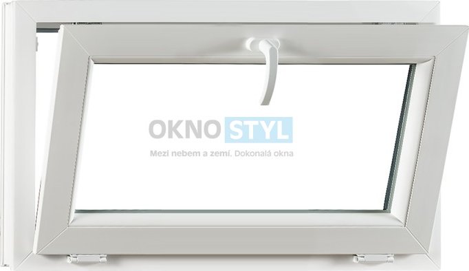 OKNOSTYL.cz sklepní okno plastové 1000 x 500 cm OLIMPIA 60 AD sklopné