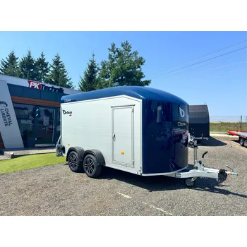 Přívěs k motorovému vozidlu Skříňový přívěs DEBON C700 ALU®, MODRÝ