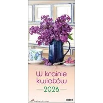 Kalendář Kalendarz 2026 ścienny w krainie kwiatów