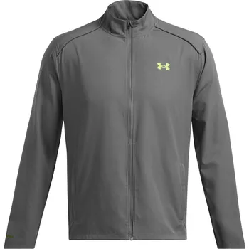 Pánská casual bunda Pánská sportovní bunda Under Armour LAUNCH JACKET šedá 1376797-025 - L | UK 13 | US 14
